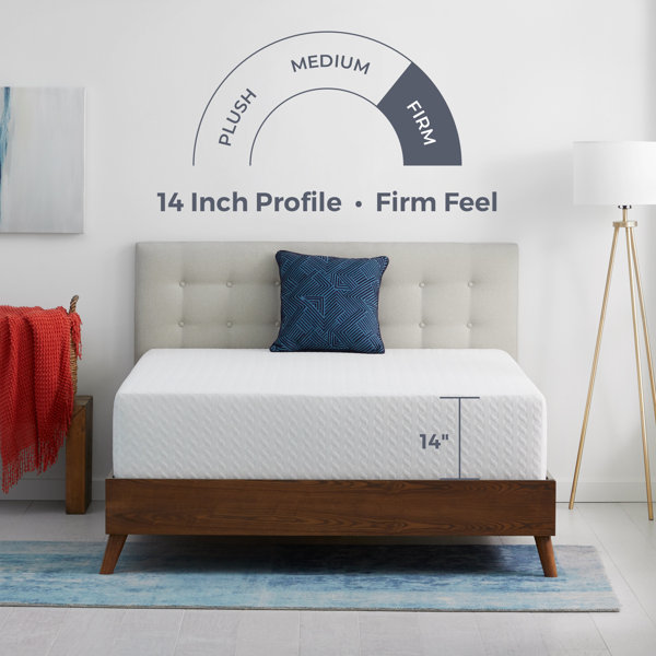 Wayfair Sleep™ 14" Firm Gel Memory Foam Mattress & Reviews Wayfair